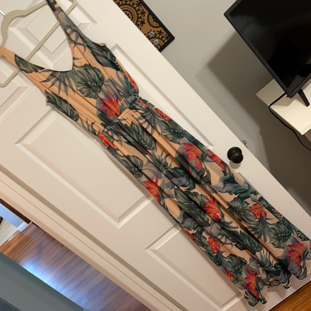 Tropical pale pink maxi (Show me your MUMU)